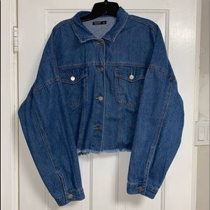 Woman Cropped Jean Jacket